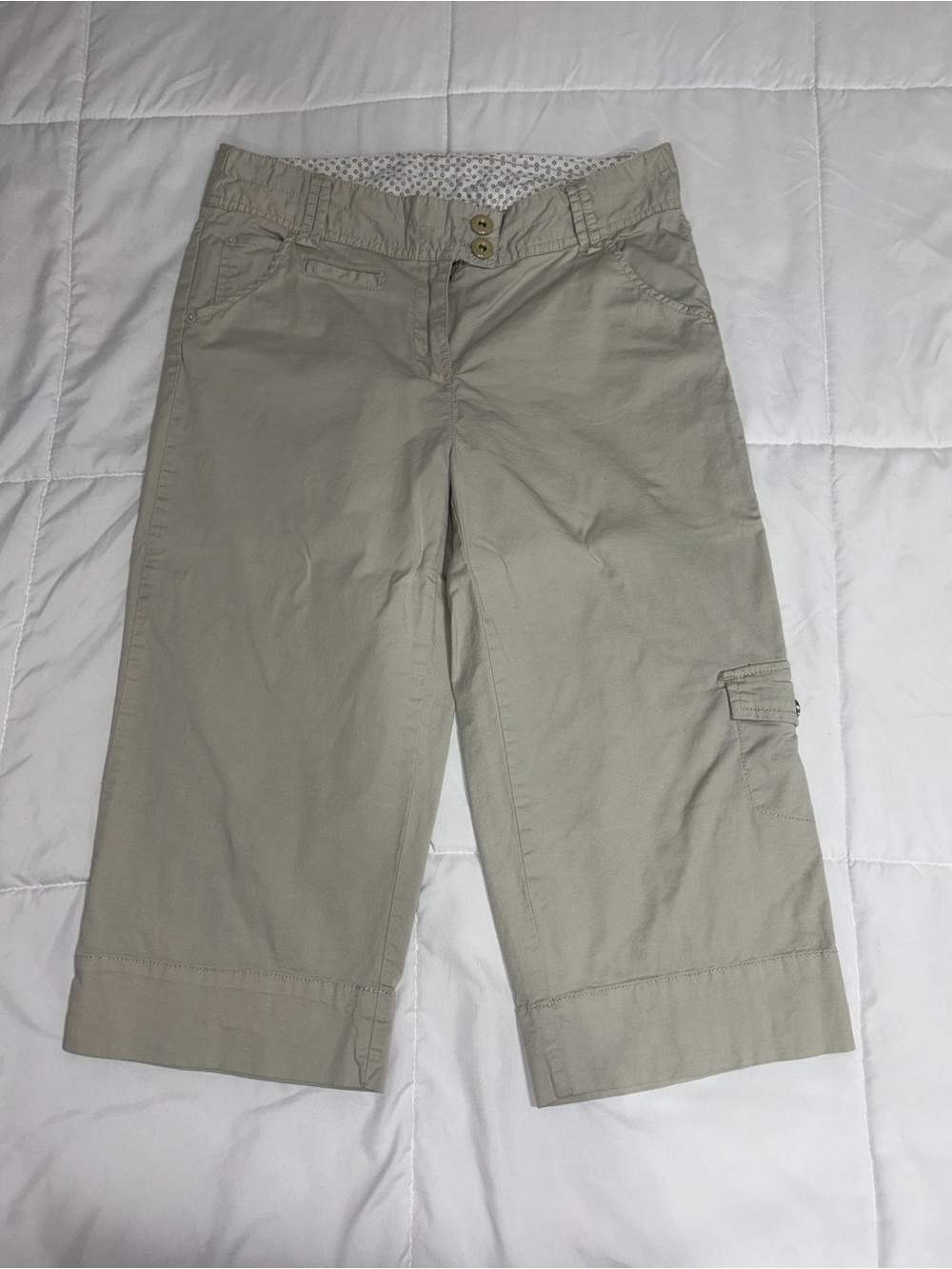 Style & Co. Khaki Cargo Bermuda Shorts